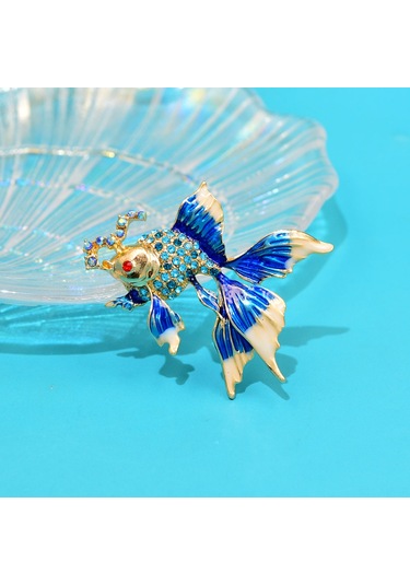 Mufunye Alaşım Ve Kaya Kristalinden Yapılmış Şık Ve Zarif Ürünler Mavi