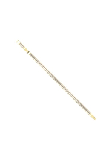 Merano Design 5mm Gold Baget Bileklik Çok Renkli