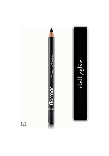 Flormar Waterproof Eyeliner Suya Dayanıklı Kajal Göz Kalemi 101 Black Ice
