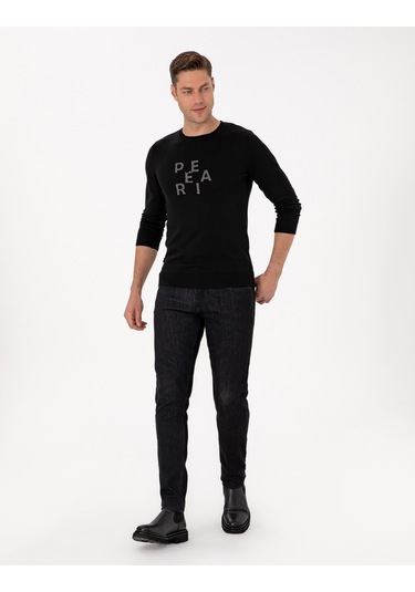 Pierre Cardin Erkek Siyah Kazak /triko 50315737-vr046 Siyah