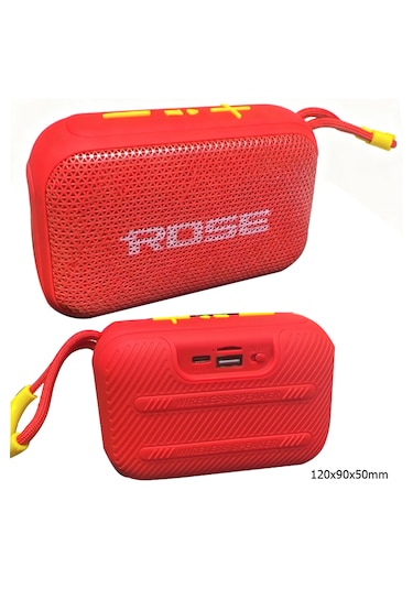 Poke Şarjlı Bluetooth Speaker Bass Bt Fm Usb Sd Type-c