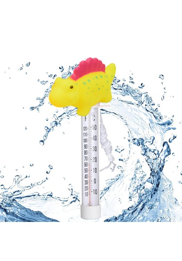 Homyl Sıcak Küvet Yüzme Havuzu Yüzer Havuz Termometre Sarı