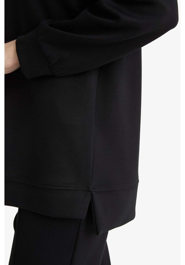 Defacto Regular Fit Bisiklet Yaka Uzun Kollu Tunik F5117ax25aubk81