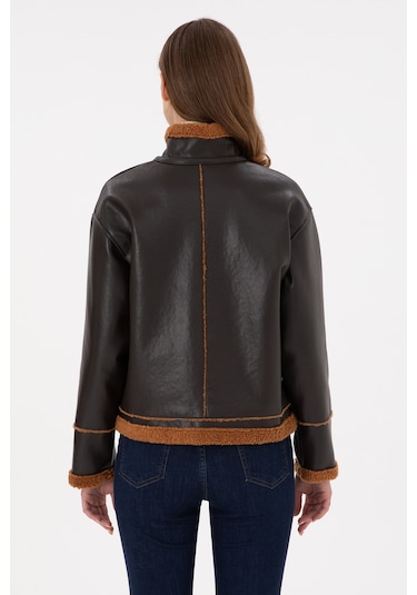 U.s. Polo Assn. Kadın Kahverengi Deri Mont-kaban 50297229-400 400kahverengı