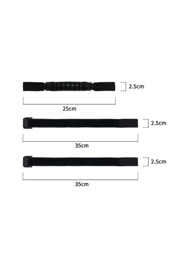 Suntek Bisiklet Gidonu Kayışı Açık Hava Kolay Taşıma Aksesuarı Siyah