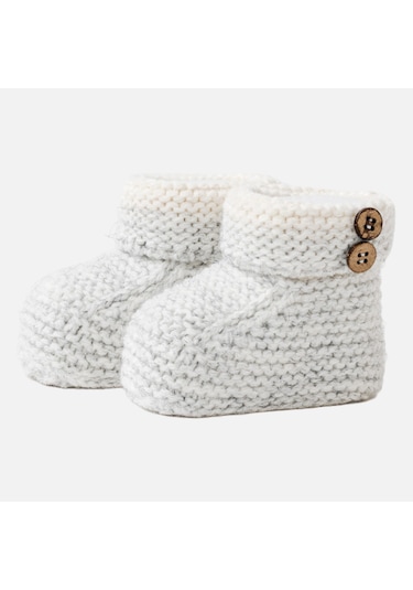 Andywawa Knit Booties Bebek Triko Patik Ac25370 Mavi