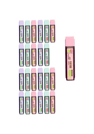 Mikro M-601 2b 60 Mm 0.7 Kalem Ucu 24 Tüp Pastel Renkler