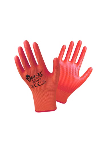 Bay-tec Zebra Eldiven 1/2 10 Turuncu-tur.