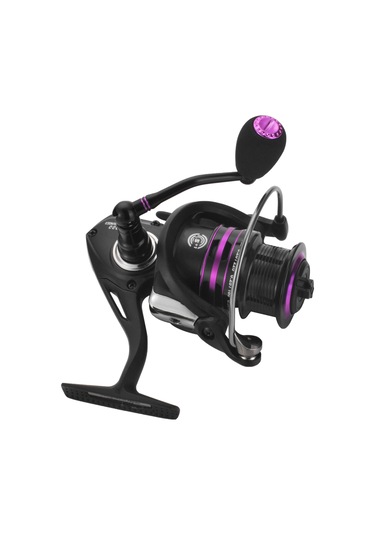 Kosona Black Thunder 1000 Ultralight Metal Kafa Spinning Olta Makinesi - 5+1 Balata, 22lb Sürtünme, Ek Plastik Bobin, Uzun Atışlı