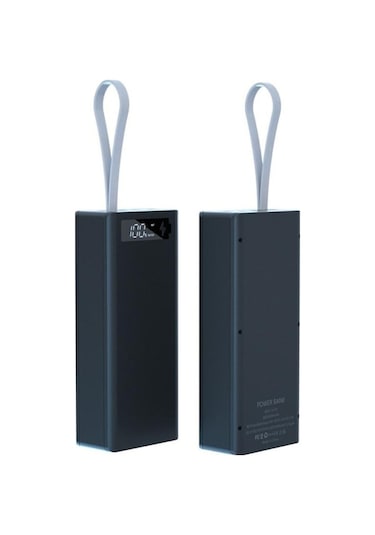 Tongxida 16x18650 Pil Powerbank Dıy Ayrılabilir Lcd Ekran Kutusu Siyah