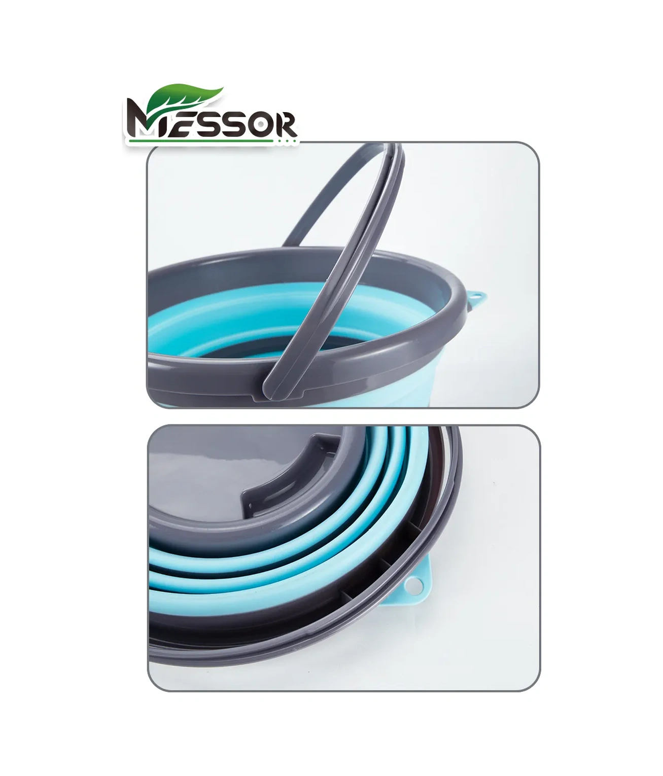 Messor Katlanabilir Kova 10 Litre Evsel 229154521 Açık Mavi