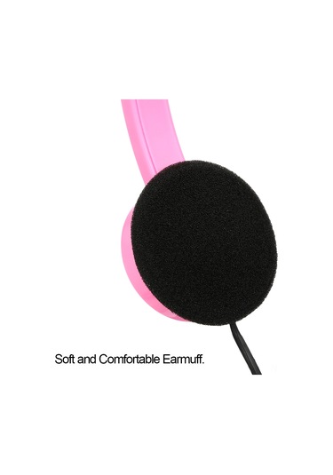 Shineyee Kubıte T-111 Kulaküstü Kablolu Kulaklık 3.5mm - Katlanabilir, Hafif 60g , Ses Yalıtımı, Müzik Ve Oyun İçin - Kırmızı