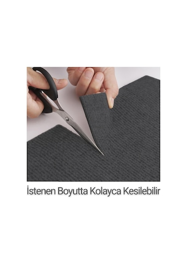Beylini Tırmalama Halısı Yapışkanlı Mobilya Koruyucu Mat Antrasit