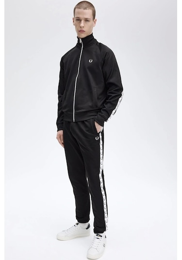 Fred Perry Erkek Siyah Logo Detaylı Ceket Çok Renkli
