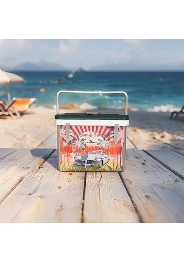 20 Lt Kumaş Buzluk Termos 1029 Cooler Box Kırmızı - Pembe