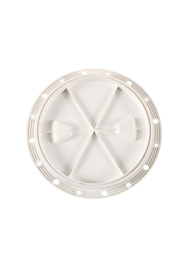 A5943 8 İnç Tekne / Yat Yuvarlak Güverte Kapağı Kapak Kılıfı Vidalı