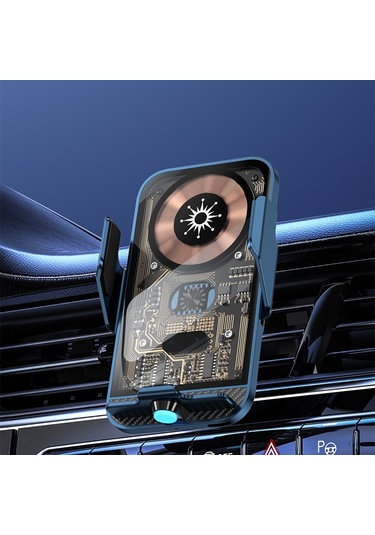 Butu C11 15w Kablosuz Şarj Cihazı Mavi