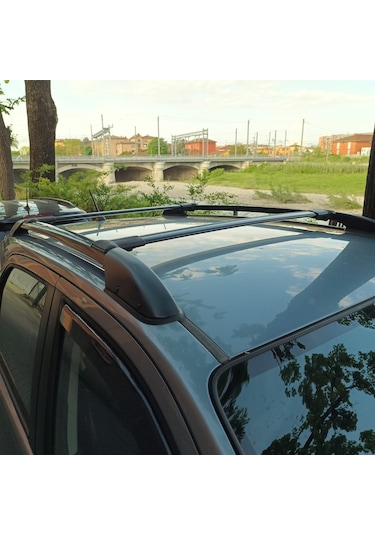 Toyota Rav4 Xa30 2006-2012 İçin Araca Özel Portbagaj Ara Atkısı, Ekipman Taşıyıcı Çapraz Barlar 2 Adet - Siyah