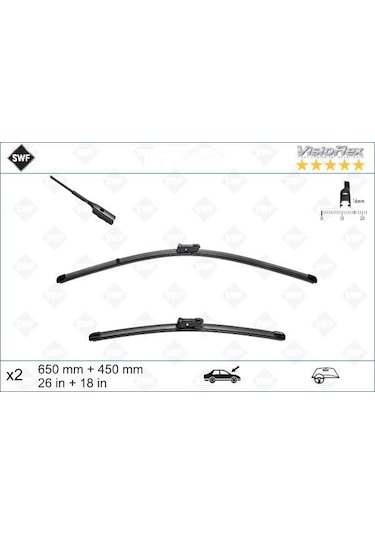 Audi A3 Ön Silecek Seti Muz Tipi 2013-2020 Swf