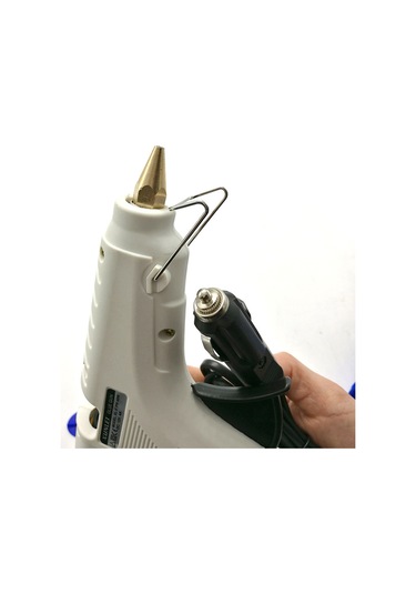 Fosenze 12v 40w Araçlı Isıtmalı Tutkal Makinası - 11mm Tutkal Çubuğu Uyumlu Plastik Beyaz Model