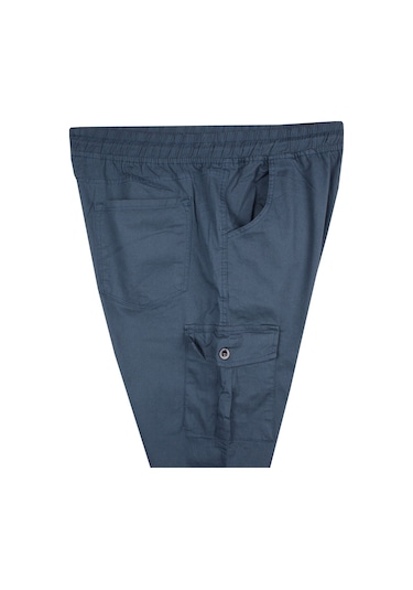 Kargo Cepli 100 Kilo-180 Kilo Arası Için Uygun Erkek Büyük Beden Gabardin Pantolon Petrol Mavi Kargo Cepli 100 Kilo-180 Kilo Arası Için Uygun Erkek Büyük Beden Gabardin Pantolon Petrol Mavi