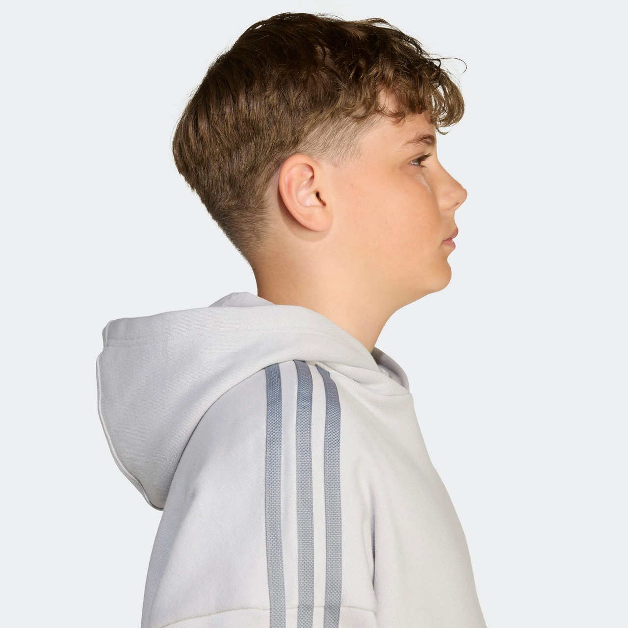 adidas Hoodıe Çocuk Gri Sweatshirt Jw7725 Gri