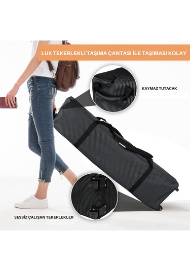 Kingcamp Banyan Double Çift Kişilik Katlanır Kampet Portatif Kamp Yatağı Siyah