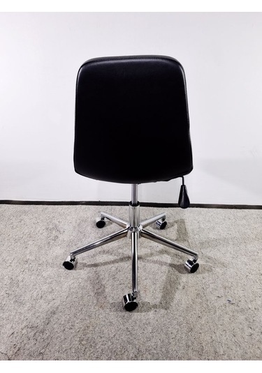 Bintaşmobilya Siyah Deri Rahat Ofis Toplantı Sandalyesi