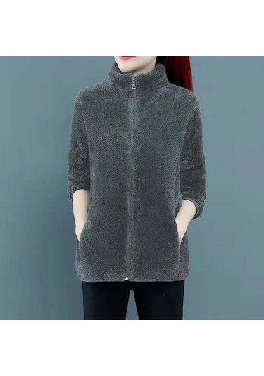 Mor Çift Taraflı Polar Ceket Kadın Kısa Büyük Boy Mercan Kadife Sonbahar Ve Kış Kalınlaşmış Sıcak Polar Ceket Kadın Kazak Mor Mor Çift Taraflı Polar Ceket Kadın Kısa Büyük Boy Mercan Kadife Sonbahar Ve Kış Kalınlaşmış Sıcak Polar Ceket Kadın Kazak Mor