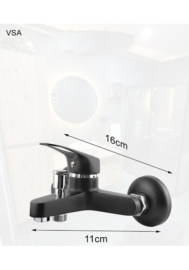 Mat Delta Siyah Robot Yağmurlama Tepe Duş Seti Banyo Lavabo Evye Batarya Seti Siyah