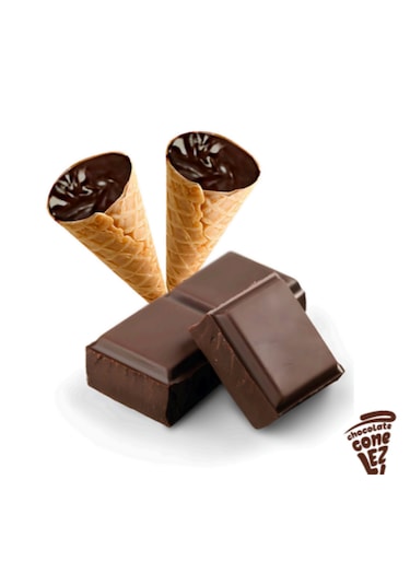 Conelez Chocolate Sütlü Çikolata Dolgulu Waffle Mini Kornet 70 G