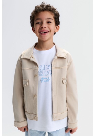 Nk Kids Erkek Çocuk Brave Ceket Nk-41507 Krem