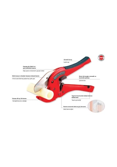 Rothenberger Rocut 42 Tc Pprc Plasitk Boru Makası Tekli Paket