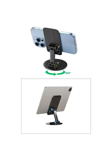 Subzero Fd44 Metal Masa Üstü Tablet Telefon Standı 360 Hareketli