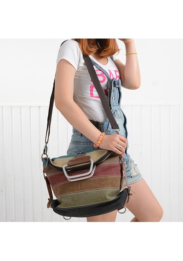 Neevoyu 3'lü Kullanimli Kanvas Sirt Çantasi: El Tutturabilir, Tek Omuzlu, Çok Fonksiyonlu - Ipad Ve Belgelik Cebi İle Moda Desenli Çok Renkli Neevoyu 3'lü Kullanimli Kanvas Sirt Çantasi: El Tutturabilir, Tek Omuzlu, Çok Fonksiyonlu - Ipad Ve Belgelik Cebi İle Moda Desenli Çok Renkli