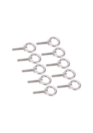 Tenfowee 10 Adet 304 Paslanmaz Çelik Kaldırma Cıvata M6x25, Tabanlı Yüzeyli Vida, Endüstriyel Donanım, Dayanıklı Ve Korozyona Dirençli