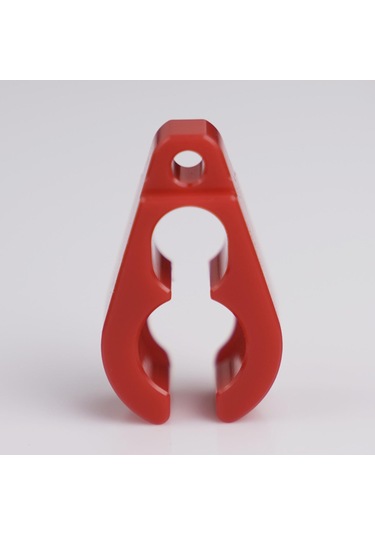 Suntek Uzun Hortum Klipsi Tutucu Hafif Şnorkelli Kırmızı