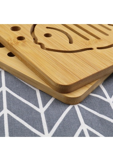 Nishev 2'li Bambu Lüx Balık Desenli Kare Nihale 2 Adet