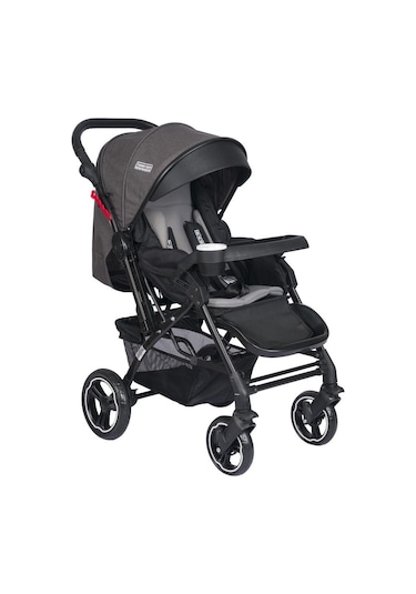 Tommy Baby Tornado Plus Black Alüminyum Lüx Çift Yönlü Bebek Arabası