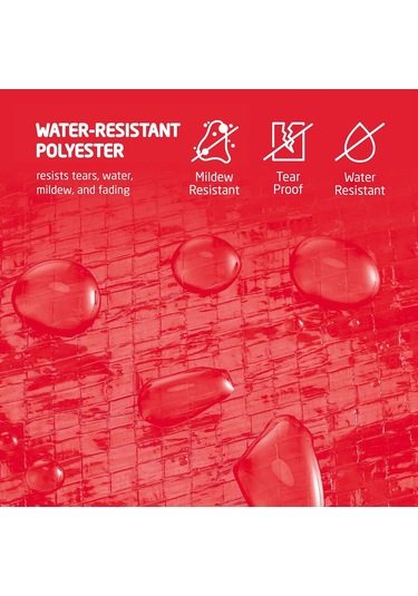 Neevoyu Kırmızı 7ft Altı Noel Ağacı Depolama Çantası - Su Geçirmez, Toz Proof, Çift Reçme, Taşınabilir Polyethylene Malzeme Kırmızı