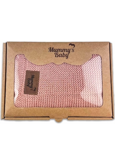 Mummy's Baby Organik Pamuk Battaniye 80x100 Pembe