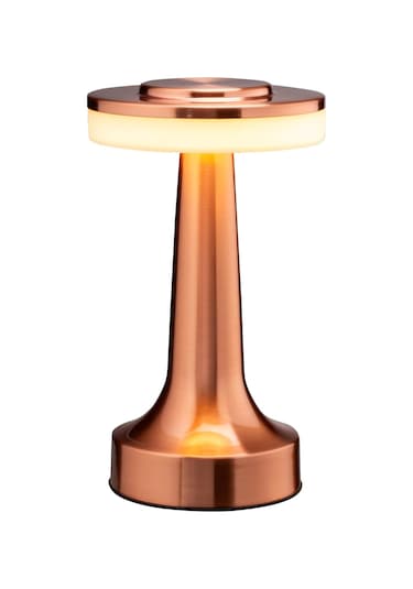 Kangvka Taşınabilir Dokunmatik Led Masa Lambası - 3 Parlaklık Seviyesi, 48 Saat Pil Süresi, Şarj Edilebilir, Yumuşak Beyaz Işık 3000k Rose Gold