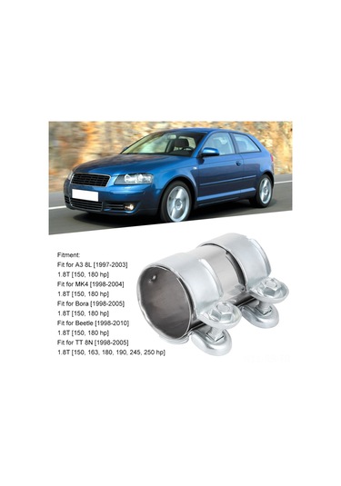 Reedark Alüminyum Eşap Boru Klampsı 55x95mm - Kaliteli, Kolay Kurulum - Oem: 357253141a - Tt 8n, A3 8l, Mk4 Uyumlu