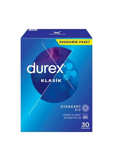 Durex Klasik Prezervatif 30'lu