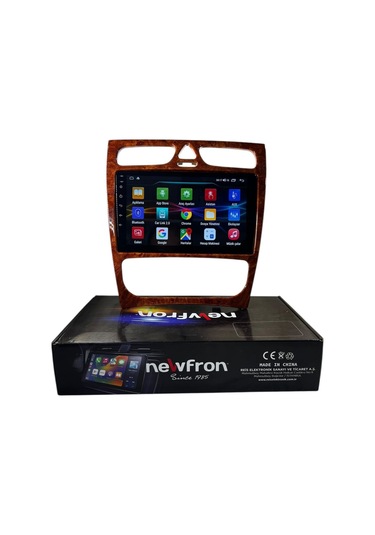 Mercedes C Class 2002-2004 Newfron 6-64 Tam Profesyonel Oem Multimedia 9"