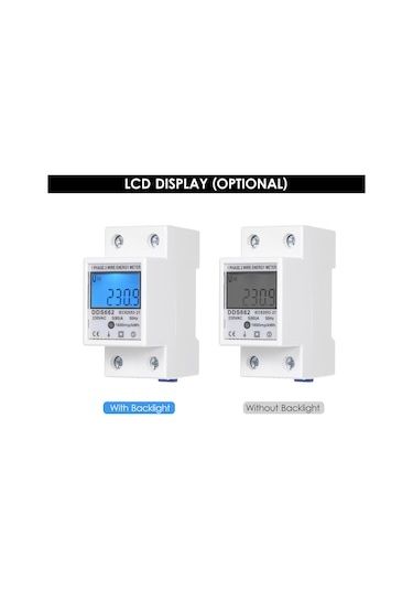 Reedark Dds662 Tek Fazlı Elektronik Enerji Sayacı - 230v Ac, 5-80a, Plastik Gövde