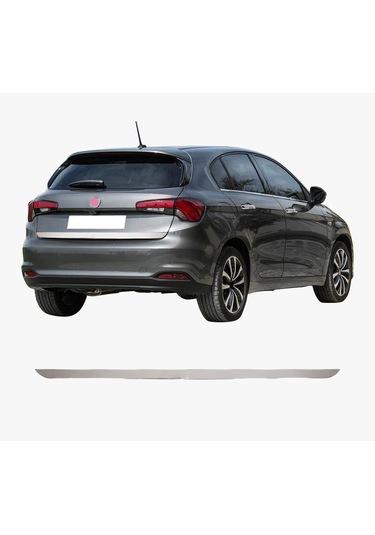 Fiat Egea HB Uyumlu 2016 Ve Üzeri Krom Bagaj Alt Çıtası Paslanmaz Çelik