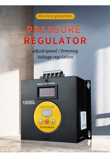 Dancemonkey 10000w Hızlı Sıcaklık Düzenleyici Voltaj Regülatörü - Kompakt Siyah Siyah