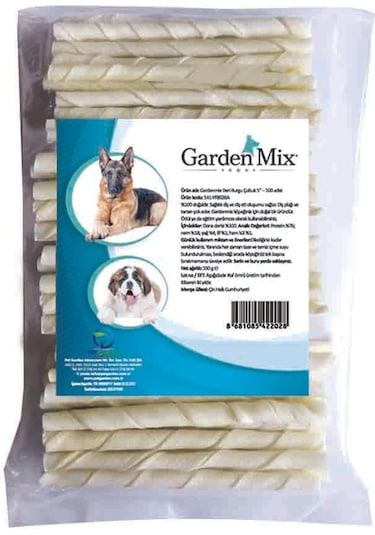 Garden Mix Sütlü Burgu Stick Köpek Ödülü 100 x 5 G