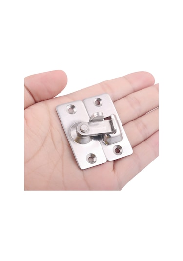 Paslanmaz Çelik 90 Derece Dik Açılı Kapı Kilidi Mandalı